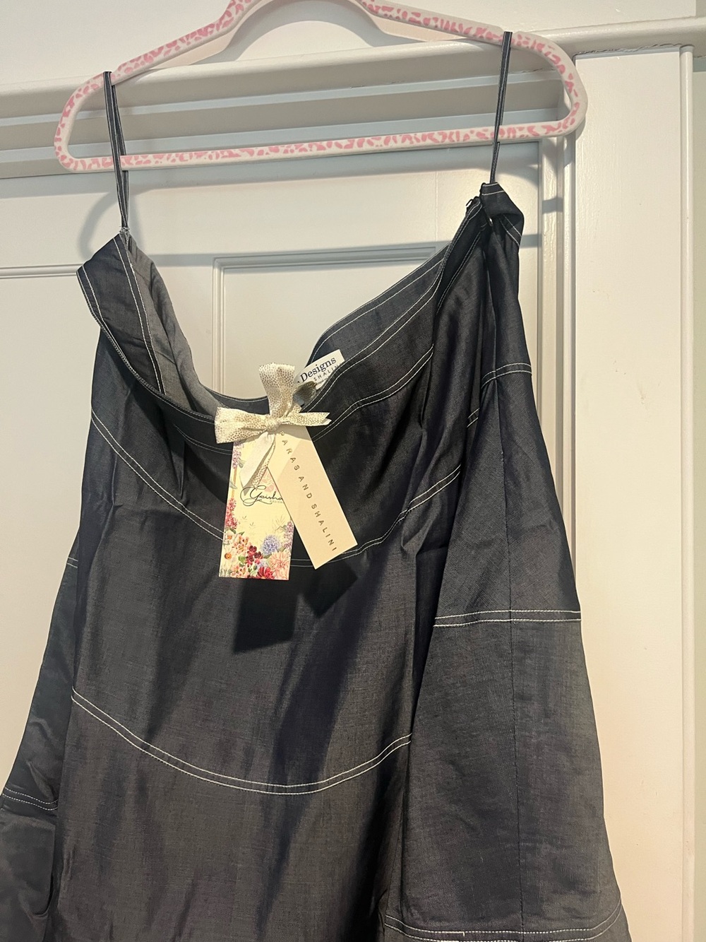 Anthropologie Geisha Designs
Floriana Denim Tiered Skirt - Sz 14 NWT - Picture 7 of 16